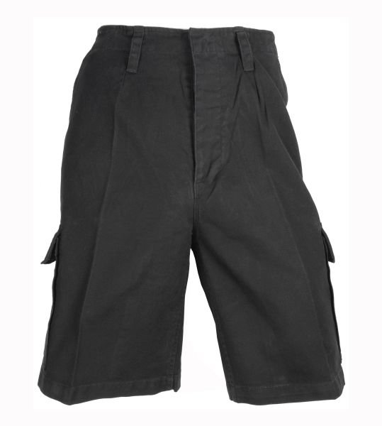 German Armed Forces field trousers short, black (stonewashed)