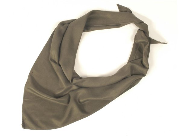 German Armed Forces triangular scarves, used, olive