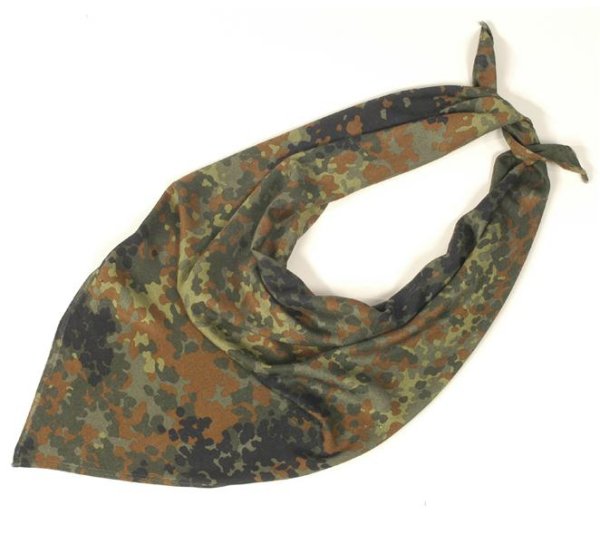 German Armed Forces triangular scarf used, german-camo