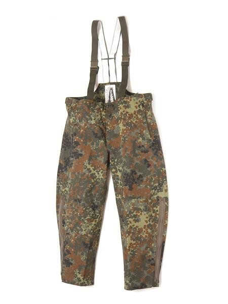 German Armed Forces trousers wetness protection german-camo according to TL, second-hand