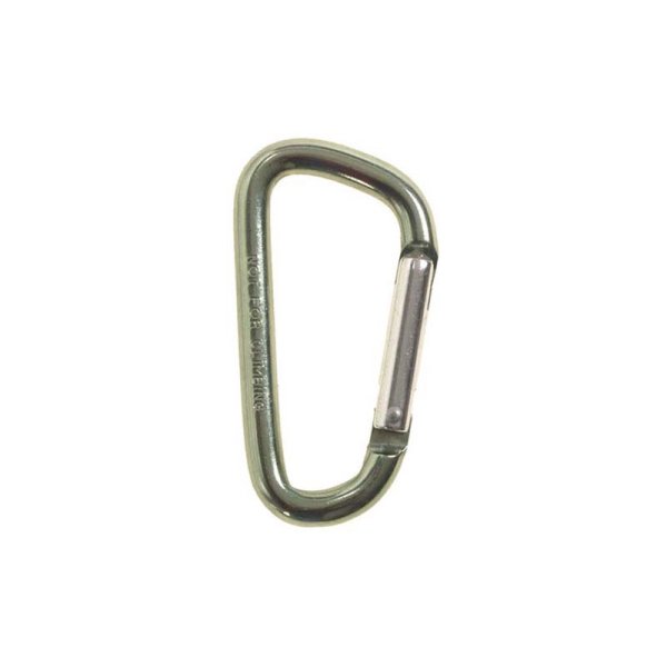 Karabinerhaken oliv, 5mmx5cm