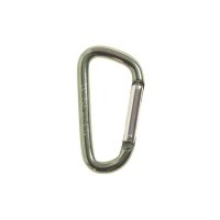 Karabinerhaken oliv, 5mmx5cm
