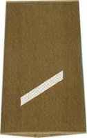 Rangschlaufen Gefreiter oliv/weiß mit Klett