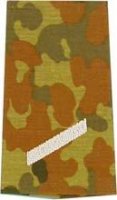 Rangschlaufen Gefreiter flecktarn/weiß