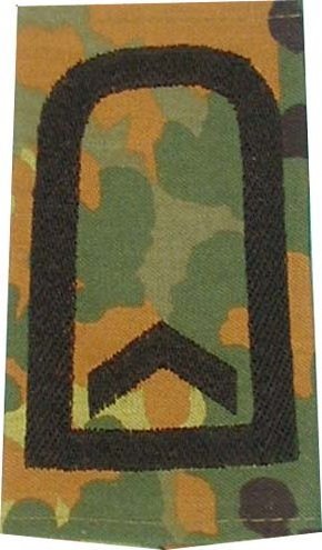 Rangschlaufen Feldwebel  flecktarn/schwarz
