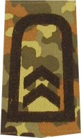 Rangschlaufen Oberfeldwebel  flecktarn/schwarz
