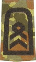 Rangschlaufen Stabsfeldwebel  flecktarn/schwarz