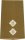 Rangschlaufen Oberleutnant oliv/weiß
