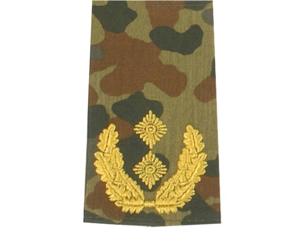 Rangschlaufen Generalmajor  flecktarn/gold