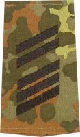 Rangschlaufen Oberstabsgefreiter  flecktarn/schwarz