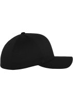 Cap flexfit, Wooly Combed, schwarz