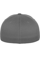 Cap flexfit, Wooly Combed, grau