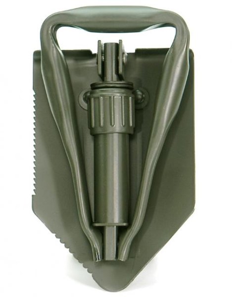 Field spade with pouch