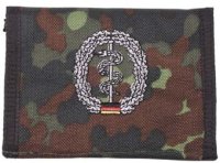 Nylongeldbörse Sanitäter, flecktarn