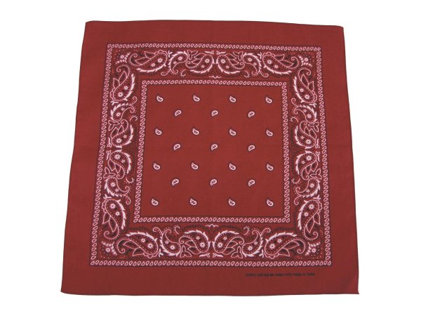 Westernhalstuch (Bandana) bordeauxrot