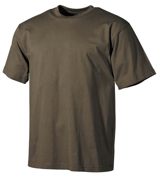 T-Shirt, oliv  L