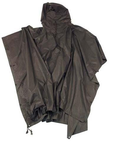 German Armed Forces Poncho original olive, second-hand