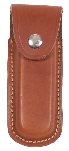 Messer-Etui,Leder, braun, 11cm