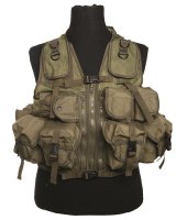 tactical vest TACTICAL - (9 pockets) olive