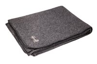 MOUNTAINHILL Wool blanket steelgrey - 150 x 225
