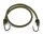 Expander cord with metal hook, 75cm (olive) 2 pieces