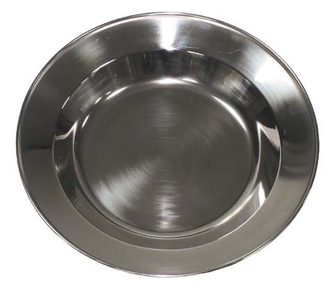 Soup plate, stainless steel, 22cm