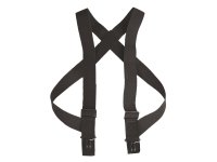 Suspenders with hook, black