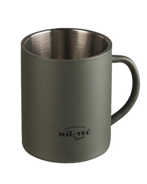 Miltec Tasse, doppelwandig. Oliv- 0,45 l