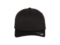 Cap Flexfit, 5 Panel, schwarz