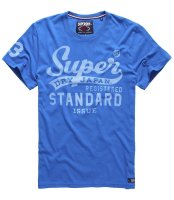 SUPERDRY. ISSUE T-Shirt, blau