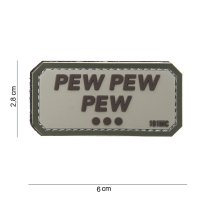 3D Patch Pew Pew Pew... - beige