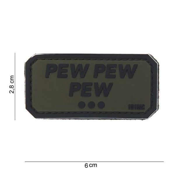 3D Patch Pew Pew Pew - oliv