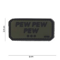 3D Patch Pew Pew Pew - oliv