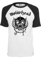 T-Shirt Motörhead Everything Louder Raglan Tee wht/blk