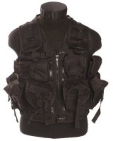 tactical vest TACTICAL - (9 pockets) black