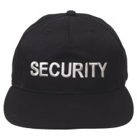 Baseballcap SECURITY (MFH), schwarz