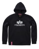 ALPHA INDUSTRIES Kapuzenpullover, Basic, schwarz