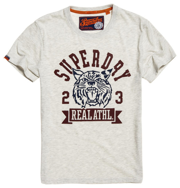 SUPEDRY. ALL Heritage Classic T-Shirt, grau