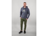 ALPHA INDUSTRIES Kapuzenpullover, Basic, dunkelgrau