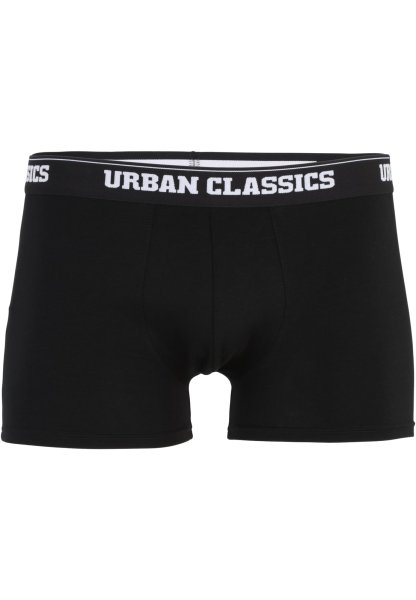 URBAN CLASSICS Boxershort - schwarz,  2er Pack