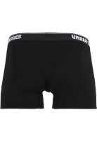 URBAN CLASSICS Boxershort - schwarz,  2er Pack