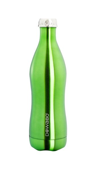 DOWABO Trinkflasche Metallic Collection, green -  500 ml