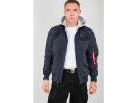 ALPHA Industries MA-1 TT Hood Bomberjacke, rep.blau