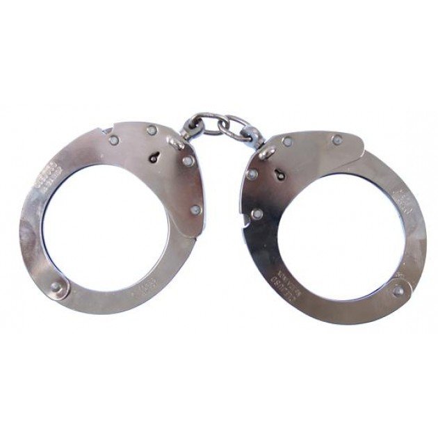 Clejuso Handschellen Nr.11A Polizei Militär Double-Look-Funktion & 2 Schlüssel 