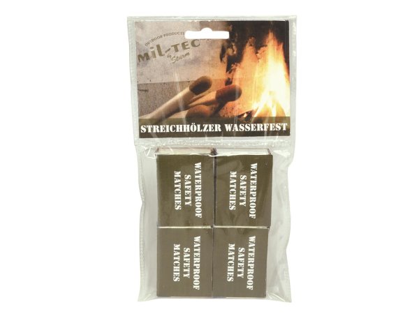 Streichhölzer 4er Pack - wasserfest