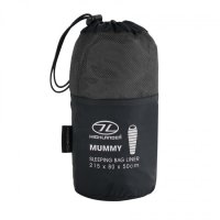 Mummy Sleeping Bag Liner, (hut sleeping bag) grey