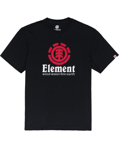 ELEMENT VERTICAL T-Shirt, schwarz