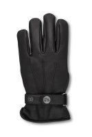 Leather gloves BANTRY, black