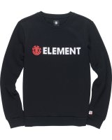 ELEMENT BLAZIN FT CREW Rundhalspullover, schwarz