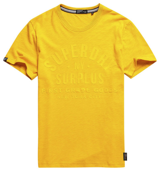 SUPERDRY. T-Shirt SURPLUS GOODS GRAPHIC, utah gold